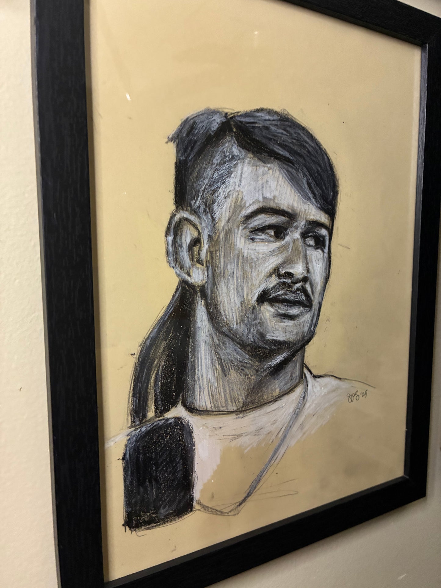 Diego Lopes Original Art Framed