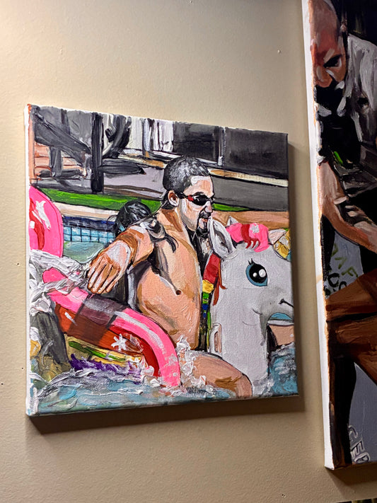‘Land, Sea, and Air’ Bobby Knuckles Robert Whittaker Original Art