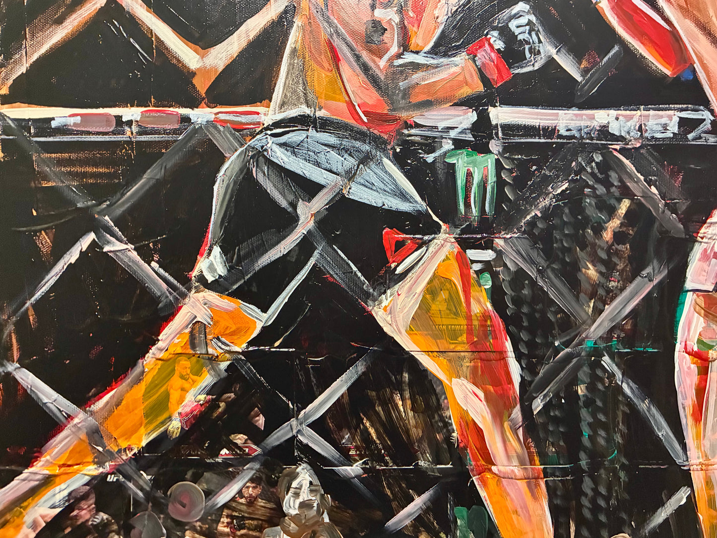 UFC 189 Lawler versus MacDonald Original Art Portrait