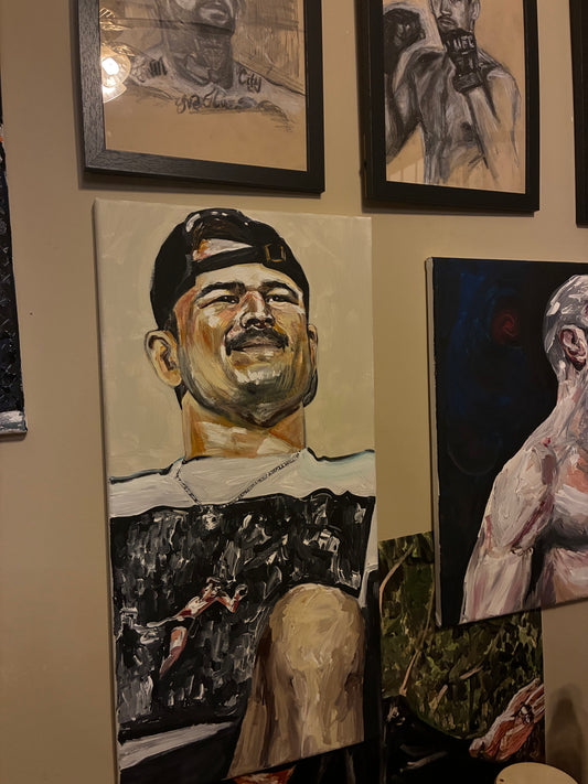 Diego Lopes UFC Press Conference Original Art