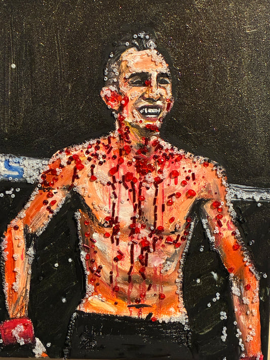 Tony Ferg Original Art Mixed Media Portrait