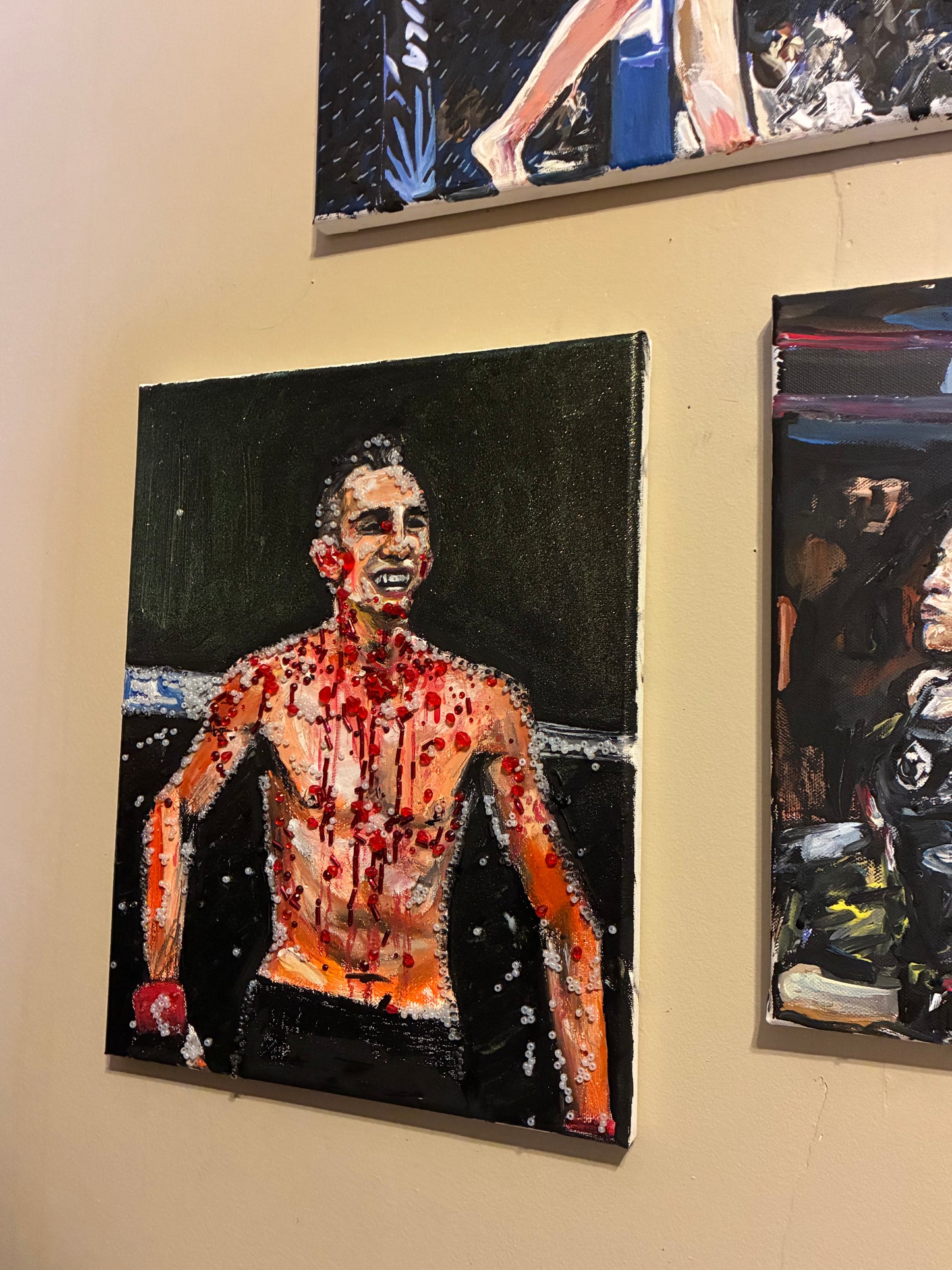 Tony Ferg Original Art Mixed Media Portrait