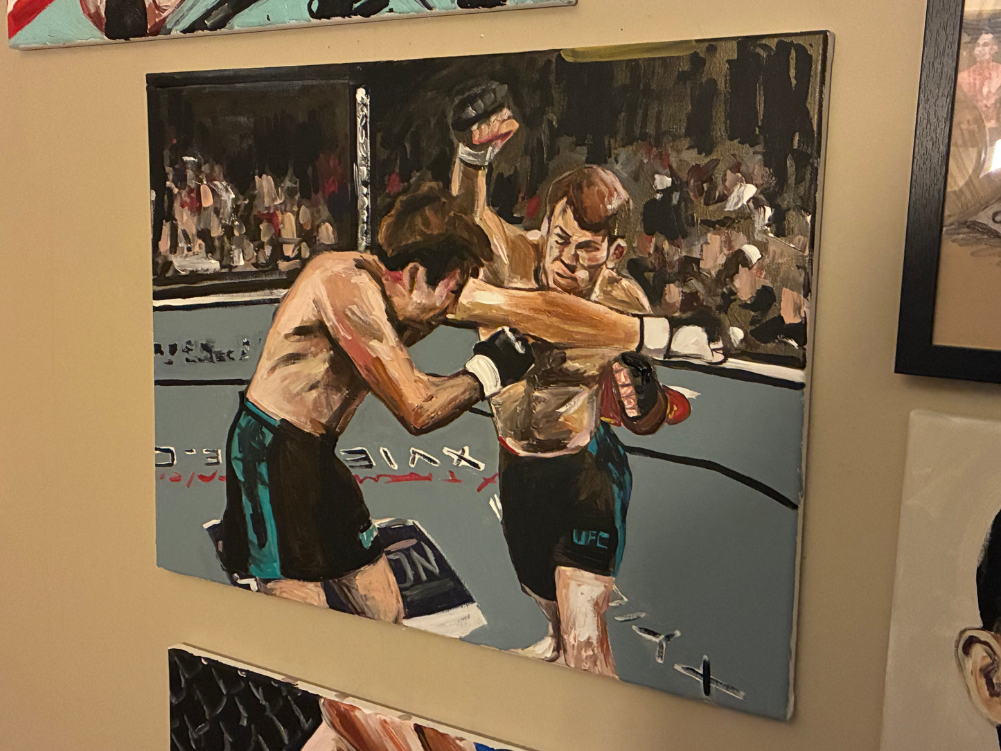 Forrest Griffin vs Stephan Bonnar Original Art Portrait